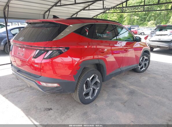 5NMJECAE4NH003105 2022 HYUNDAI TUCSON Red Rear right