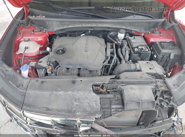 5NMJECAE4NH003105 2022 HYUNDAI TUCSON Red Rear view