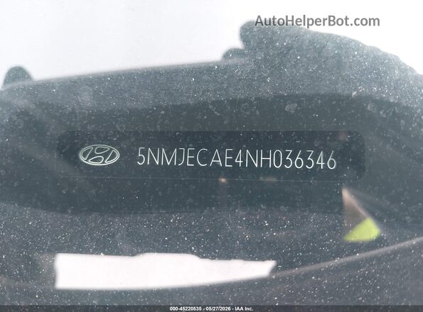 5NMJECAE4NH036346 2022 HYUNDAI TUCSON White 