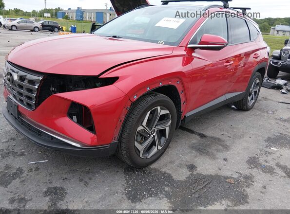 5NMJECAE6NH152731 2022 HYUNDAI TUCSON Red 