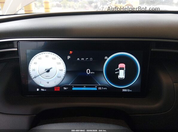5NMJECAE7PH259869 2023 HYUNDAI TUCSON White Vista de los asientos traseros