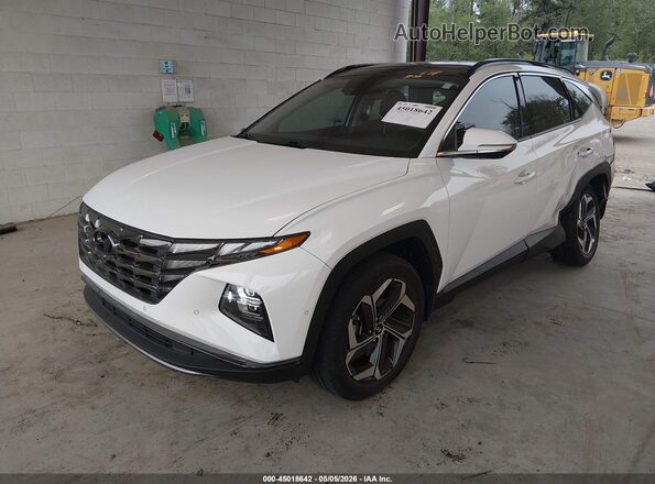 5NMJECAE7PH259869 2023 HYUNDAI TUCSON White Vista tres cuartos delantera izquierda