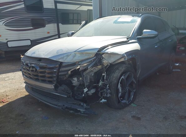 5NMJECDE2RH343340 2024 HYUNDAI TUCSON Gray Առջևի ձախ երեք քառորդ տեսարան