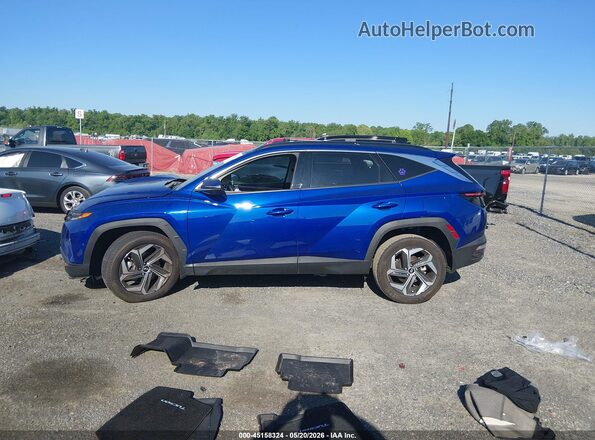 5NMJECDE7RH338134 2024 HYUNDAI TUCSON Синий Панорамный вид салона 360°