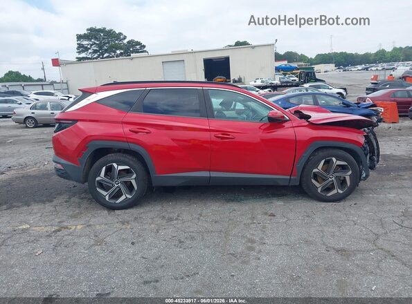 5NMJF3AE1NH003611 2022 HYUNDAI TUCSON Red Սարքավորումների վահանակի տեսք