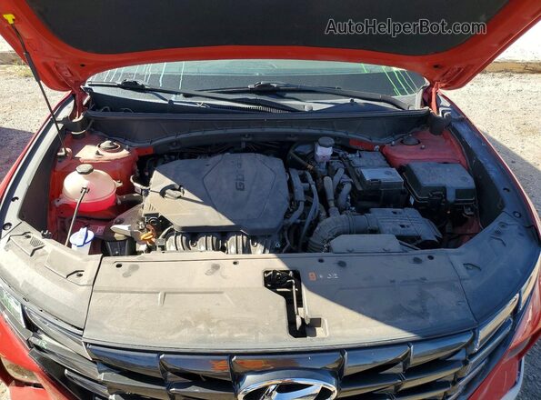 5NMJF3AE2PH172409 2023 HYUNDAI TUCSON Red უკანა სალონის ხედი
