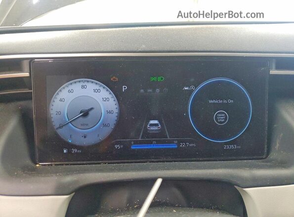 5NMJF3AE4PH170497 2023 HYUNDAI TUCSON Black Instrument cluster view