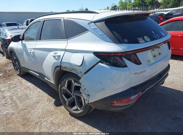 5NMJF3AE6NH096660 2022 HYUNDAI TUCSON White Trasero izquierdo