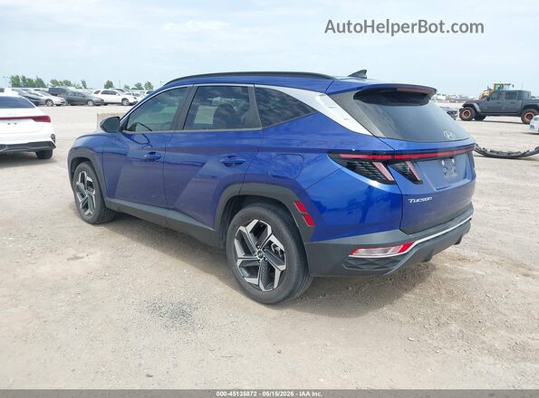5NMJF3AE9NH061823 2022 HYUNDAI TUCSON Blue Rear left