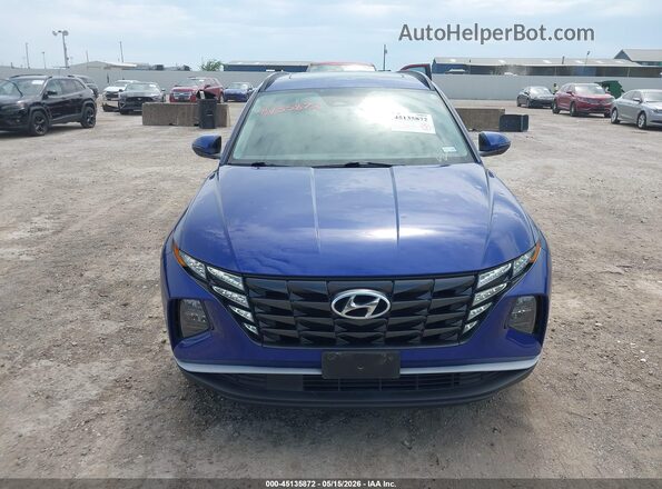 5NMJF3AE9NH061823 2022 HYUNDAI TUCSON Blue Instrument cluster view