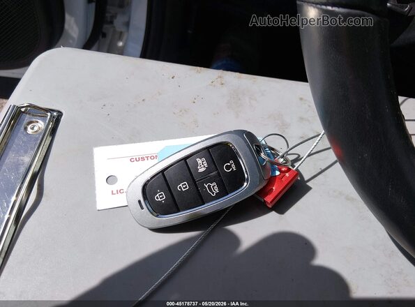 5NMJF3AEXNH089629 2022 HYUNDAI TUCSON White წინა პანელის ხედი