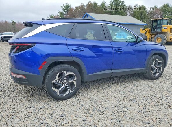 5NMJFCAE1PH253773 2023 HYUNDAI TUCSON Blue Trasero derecho