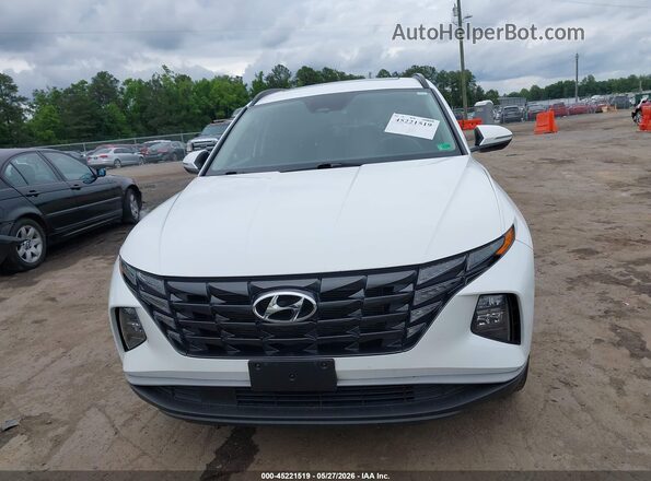 5NMJFCAE2NH011684 2022 HYUNDAI TUCSON White ხელსაწყოთა პანელის ხედი