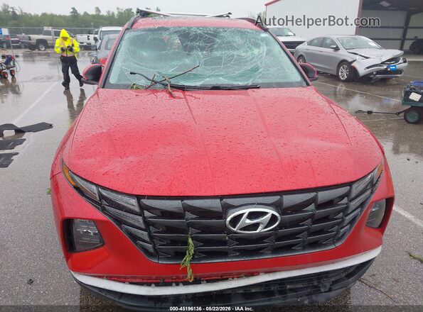5NMJFCAE7NH131108 2022 HYUNDAI TUCSON Red Դիմացի տեսք