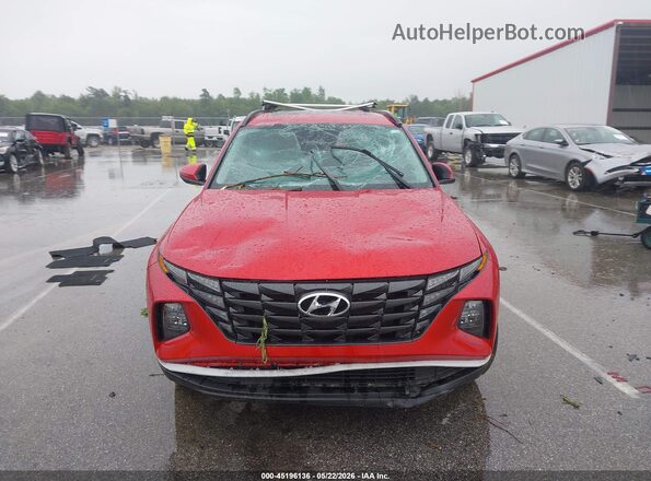 5NMJFCAE7NH131108 2022 HYUNDAI TUCSON Red Սարքավորումների վահանակի տեսք