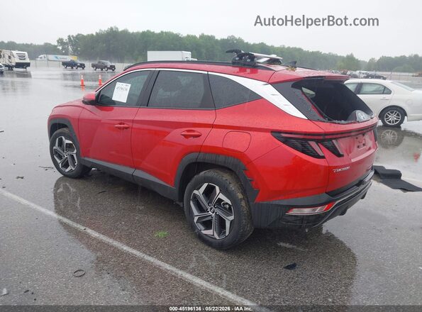 5NMJFCAE7NH131108 2022 HYUNDAI TUCSON Red Հետևի ձախ