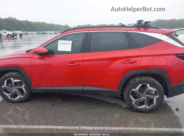 5NMJFCAE7NH131108 2022 HYUNDAI TUCSON Red Սալոնի 360 աստիճան տեսք