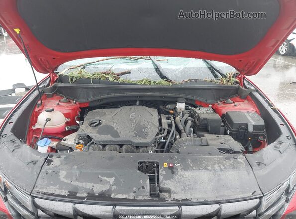 5NMJFCAE7NH131108 2022 HYUNDAI TUCSON Red Հետևի տեսք