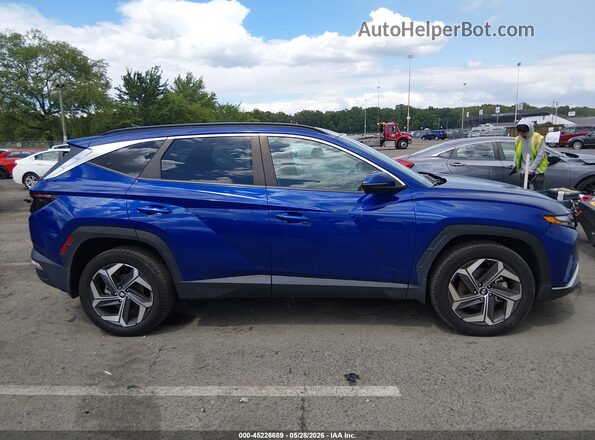 5NMJFCAE7PH251896 2023 HYUNDAI TUCSON Синий Вид задней части салона