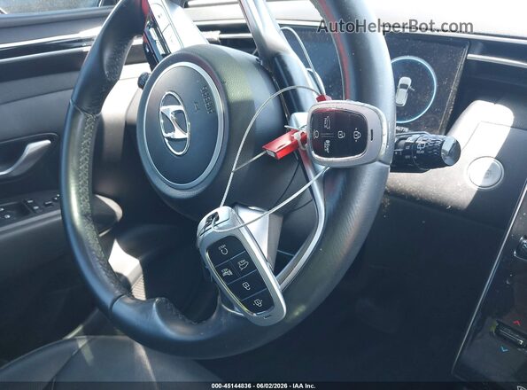 5NMJFCAE8PH240339 2023 HYUNDAI TUCSON Blue Widok deski rozdzielczej