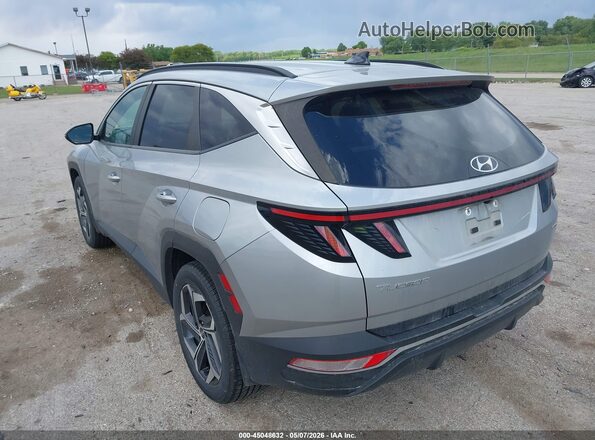 5NMJFCAE9NH096295 2022 HYUNDAI TUCSON Серебряный Задняя левая четверть