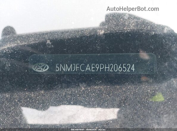 5NMJFCAE9PH206524 2023 HYUNDAI TUCSON Black 