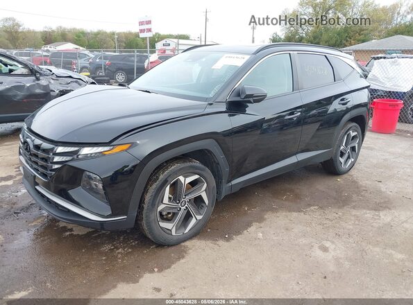 5NMJFCAEXPH195906 2023 HYUNDAI TUCSON Black Передня ліва чверть