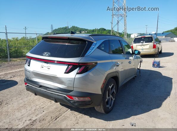 5NMJFCDE3RH378529 2024 HYUNDAI TUCSON Серебряный Задняя правая четверть