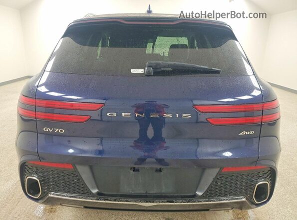 5NMMADTB5SH034330 2025 GENESIS GV70 Blue Вид ззаду
