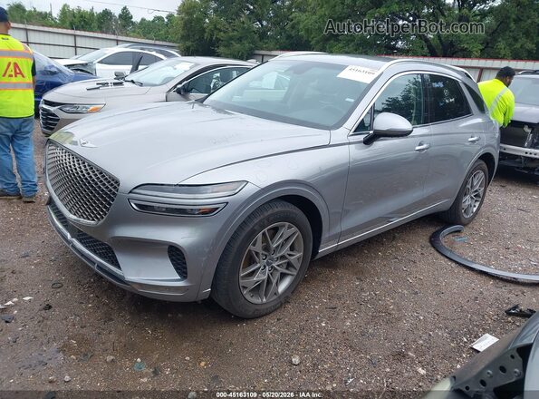 5NMMADTB6SH033395 2025 GENESIS GV70 Silver Առջևի ձախ երեք քառորդ տեսարան