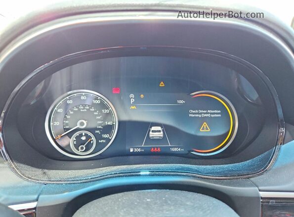 5NMMADTB9SH023184 2025 GENESIS GV70 Blue Սարքավորումների վահանակի տեսք