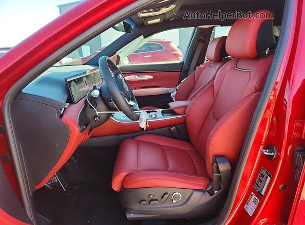 5NMMFDTBXTH055709 2026 GENESIS GV70 Red Front interior view