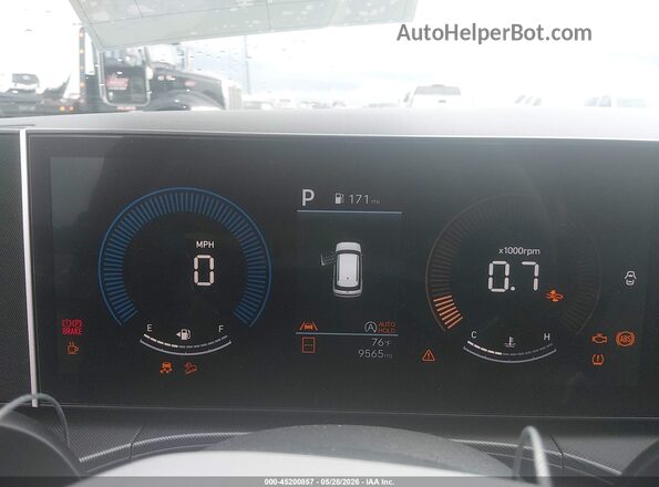 5NMP14GL1SH135686 2025 HYUNDAI SANTA FE Gray Հետևի նստատեղերի տեսք