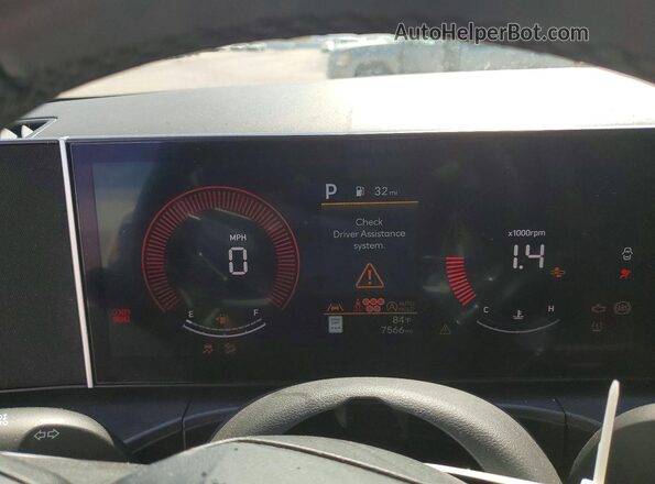 5NMP1DGL6TH159578 2026 HYUNDAI SANTA Белый Вид щитка приборов