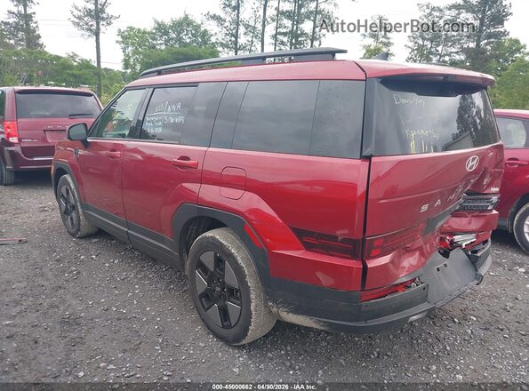 5NMP24G18SH043017 2025 HYUNDAI SANTA FE HYBRID Red Rear left