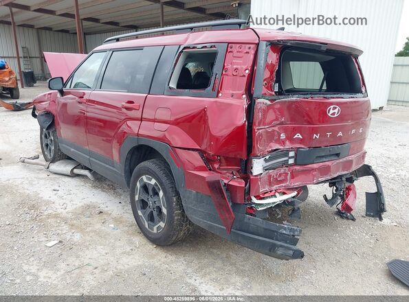 5NMP24GL2SH085295 2025 HYUNDAI SANTA FE Red Հետևի ձախ