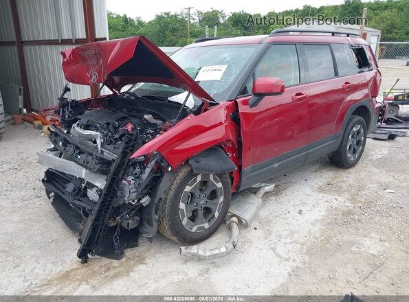 5NMP24GL2SH085295 2025 HYUNDAI SANTA FE Red Առջևի ձախ երեք քառորդ տեսարան
