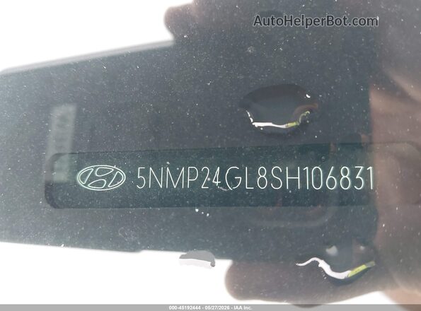 5NMP24GL8SH106831 2025 HYUNDAI SANTA FE White 