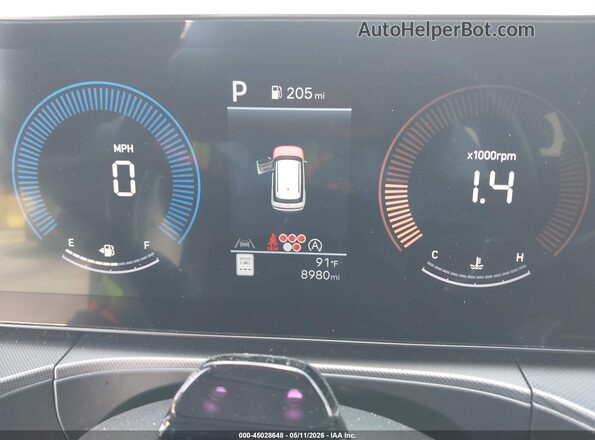 5NMP24GL8TH184785 2026 HYUNDAI SANTA FE Gray Հետևի նստատեղերի տեսք