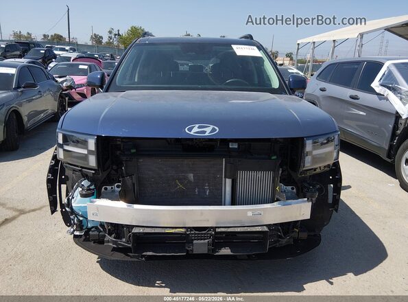 5NMP24GL9SH109060 2025 HYUNDAI SANTA FE Blue Вид задньої частини салону