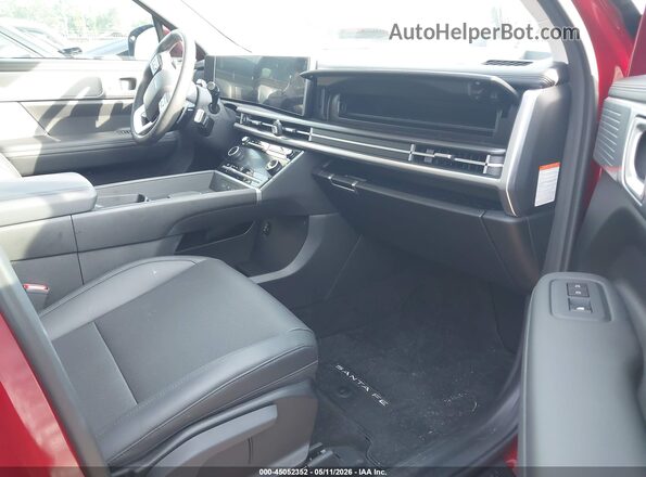 5NMP2DG12TH084244 2026 HYUNDAI SANTA FE HYBRID Красный Вид салона спереди