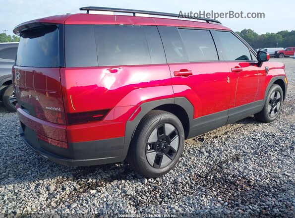 5NMP2DG12TH084244 2026 HYUNDAI SANTA FE HYBRID Красный Задняя правая четверть