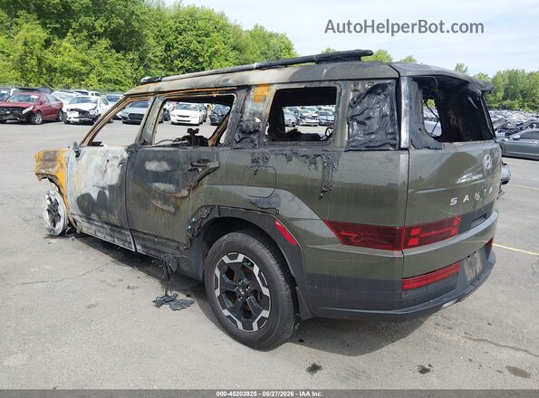 5NMP2DGL3RH015864 2024 HYUNDAI SANTA FE Зеленый Задняя левая четверть