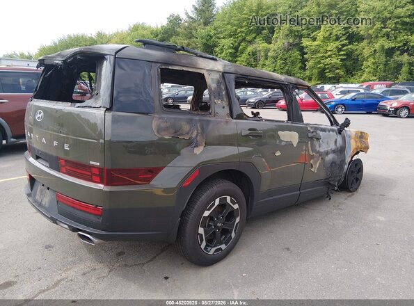 5NMP2DGL3RH015864 2024 HYUNDAI SANTA FE Зеленый Задняя правая четверть