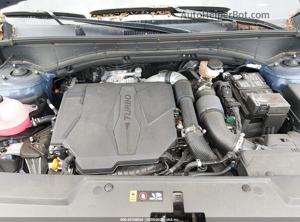 5NMP2DGL5SH089504 2025 HYUNDAI SANTA FE Blue Widok z tyłu