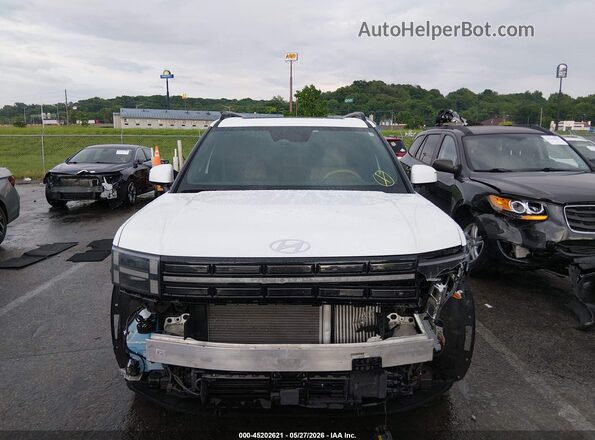 5NMP3DG13SH032164 2025 HYUNDAI SANTA FE HYBRID White Rear interior view