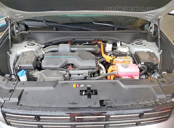 5NMP3DG15RH002836 2024 HYUNDAI SANTA Gray Вид підкапотного простору