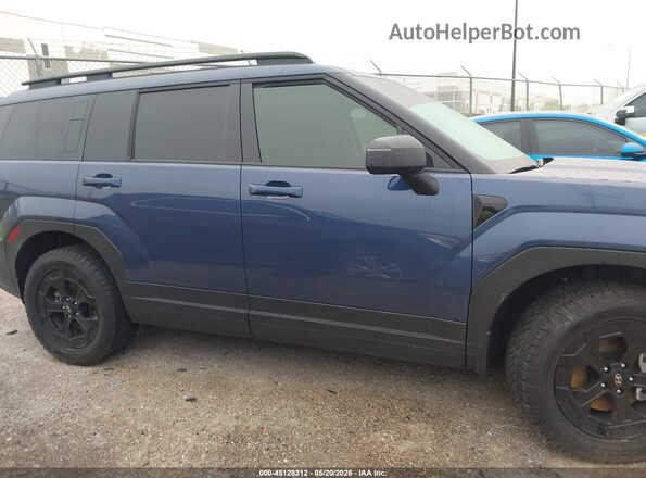 5NMP3DGL5SH149410 2025 HYUNDAI SANTA FE Blue Rear interior view