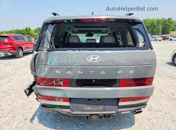 5NMP44GL7RH033679 2024 HYUNDAI SANTA Gray Հետևի տեսք