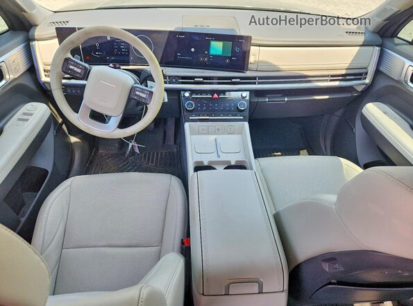 5NMP44GL7RH033679 2024 HYUNDAI SANTA Gray Առջևի վահանակի տեսք